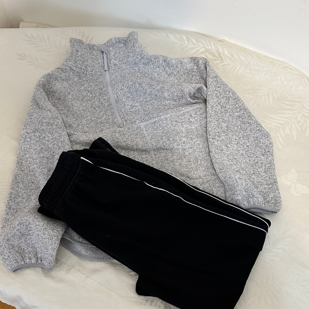 Get after it Gray & black set for girls (10-12)